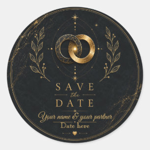 Sacred Wholeness Midnight Edition Wedding Sticker