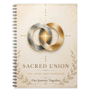 Sacred Wholeness   Wedding Planner   Personalised  Notebook