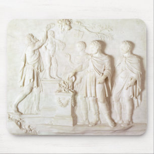 Sacrifice to Hercules, c.1766 (marble) Mouse Mat