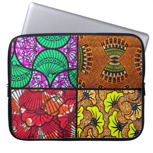 Sacs pour électronique Wax Africain Laptop Sleeve
