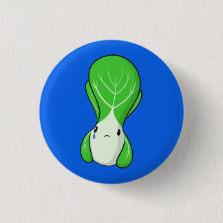 Sad Bok Choy 3 Cm Round Badge