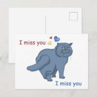 Sad British cat. I miss you