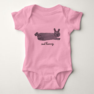 Sad Bunny Baby Bodysuit