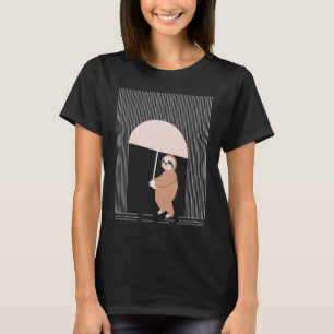 Sad but Cute Sloth Rain Umbrella  Animals T-Shirt