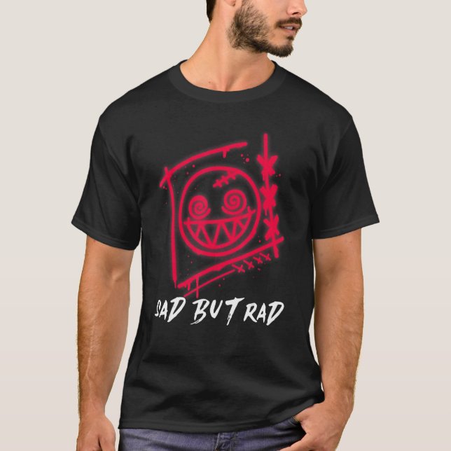 Sad But Rad Emo Streetwear Style Sad But Rad T-Shirt (Front)