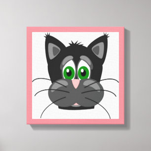 SAD CAT CANVAS PRINT