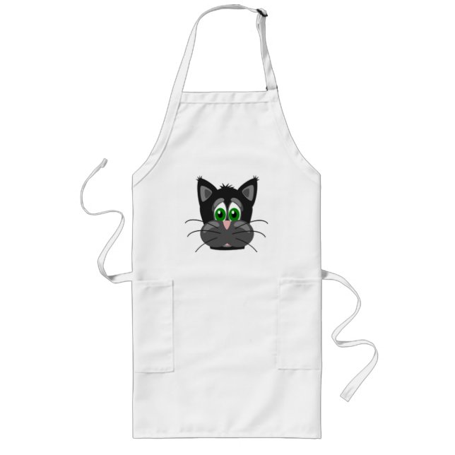 SAD CAT LONG APRON (Front)