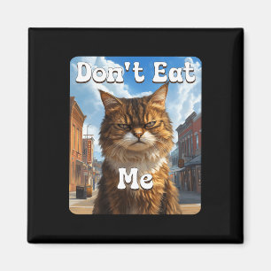 Sad Cat Resistance dont Eat Me Advocacy  Magnet