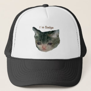 Sad Cat Trucker Hat