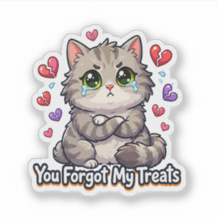 Sad Cat You Forgot My Treats