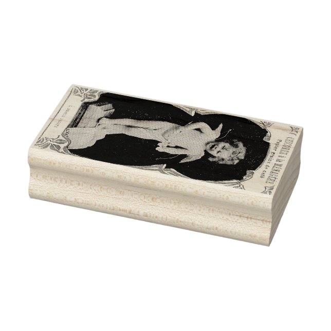 Sad Cherub Angel Print Rubber Stamp (Stamp)