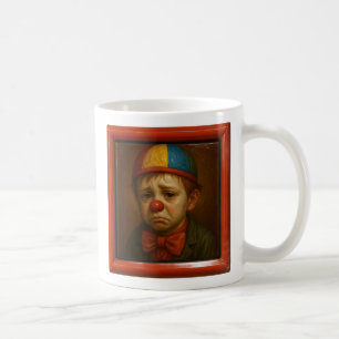 Sad Clown Boy Coffee Mug