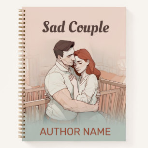 Sad Couple Book Cover Inspiration Notebook