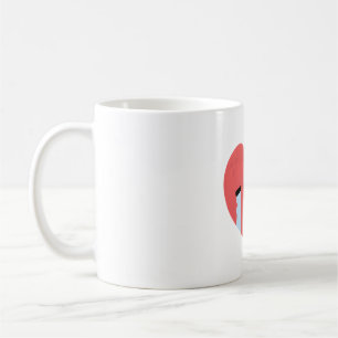 Sad Crying Broken Heart Doodle Coffee Mug