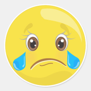 Sad Crying Emoji Stickers