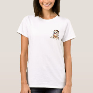 Sad Crying Melting Ice Cream Cone Cartoon T-Shirt