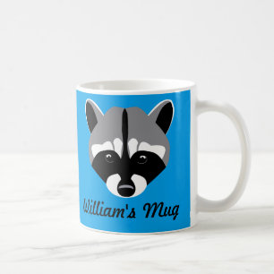 Sad Cute Racoon Coffee Mug