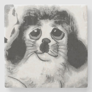 SAD DOG STONE COASTER