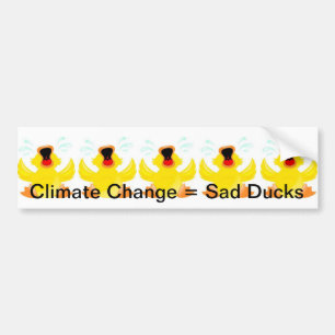 Sad Ducks Bumper sticker