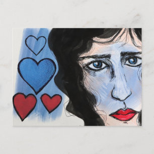 Sad Eyes Postcard