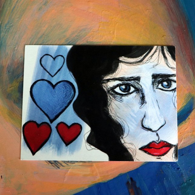 Sad Eyes Postcard (Creator Uploaded)