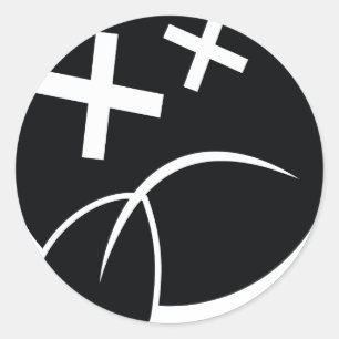 Sad Face Classic Round Sticker