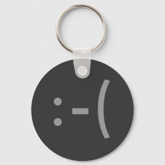 Sad Face Key Ring