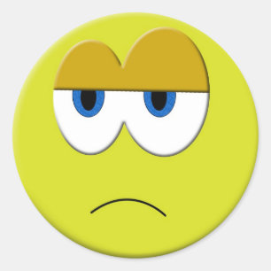Sad Face Sticker