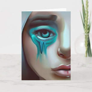 Sad Face, Support for a Friend Card