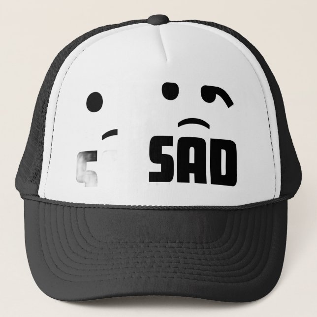SAD FACES TRUCKER HAT (Front)