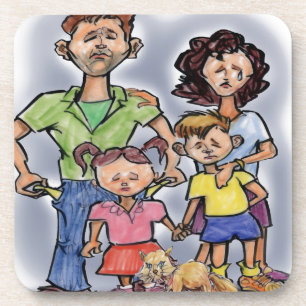 Sad Family Coaster