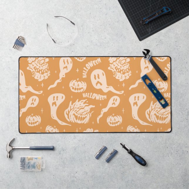 Sad Ghosts Halloween Desk Mat (Workstation)