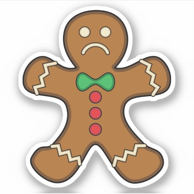 Sad Gingerbread Man (Front)