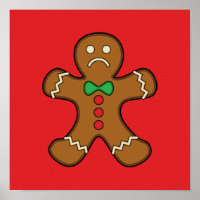 Sad Gingerbread Man