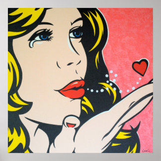 Sad Goodbye - Original Pop Art Poster