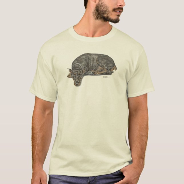Sad Guilty Looking Doberman T-Shirt (Front)