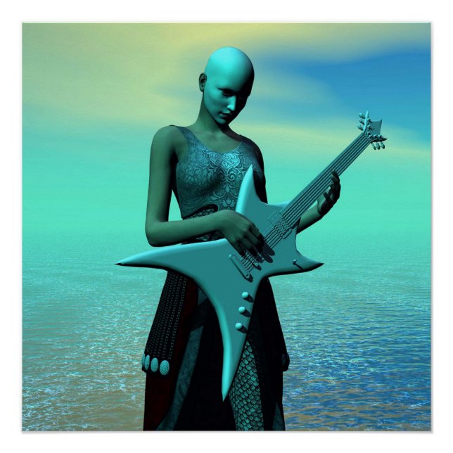 Sad Guitar Poster (Front)