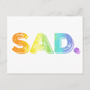 SAD Ides of Trump LGBT Protest Postcard