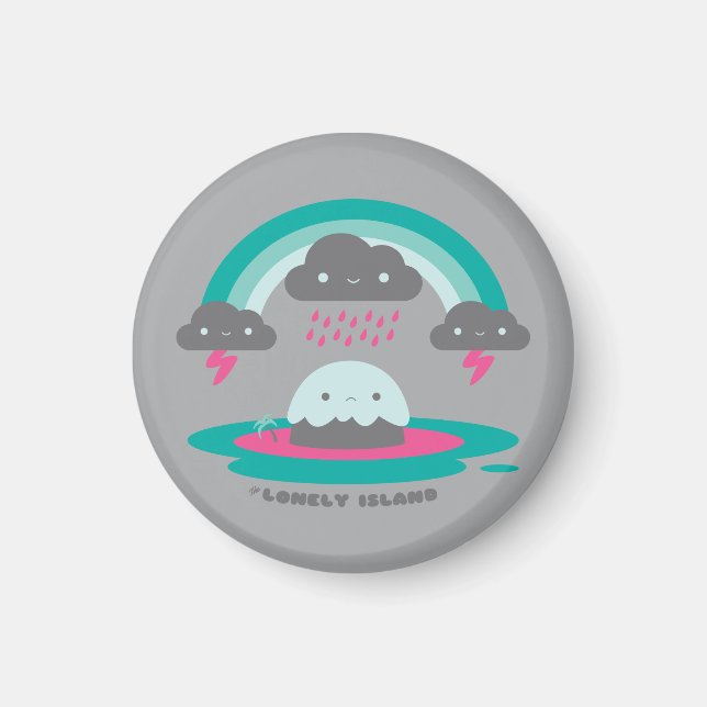 Sad Island 2 Magnet (Front)