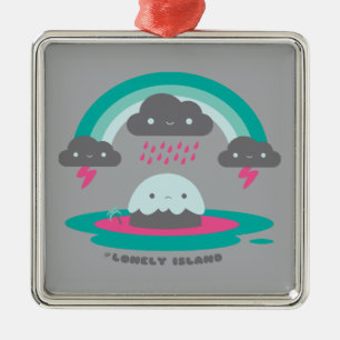 Sad Island 2 Metal Tree Decoration