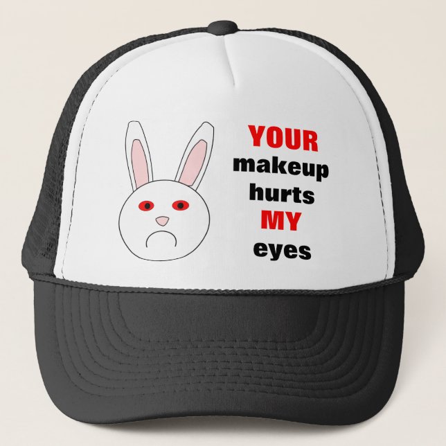 Sad Lab Rabbit Hat (Front)