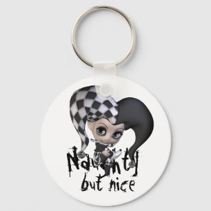 Sad Little Jester Key Ring