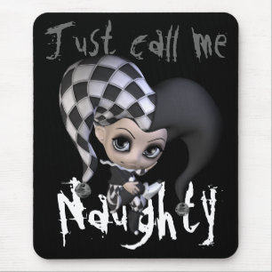 Sad Little Jester Mouse Mat