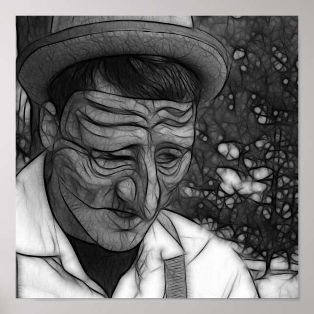 Sad Man Poster (Front)