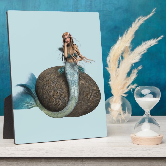 Sad Mermaid Plaque (Side)