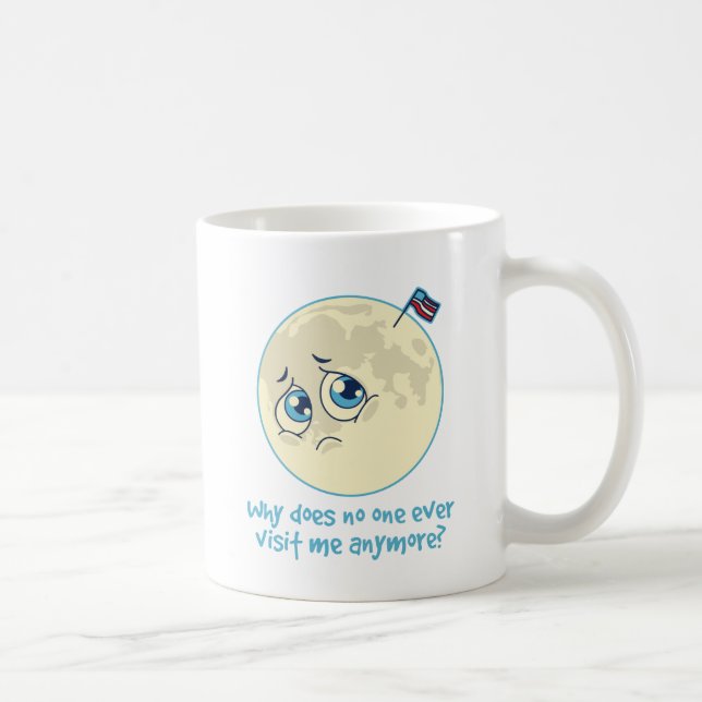 Sad Moon Coffee Mug (Right)
