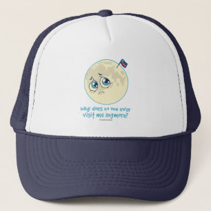 Sad Moon Trucker Hat