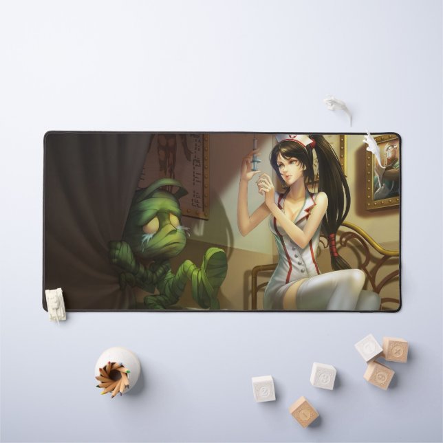 Sad Mummy Gaming Deskmat | Customisable Desk Mat (Kids Table)