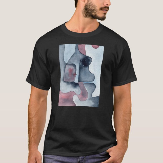 Sad Music Blue T-Shirt (Front)