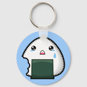 Sad Onigiri Key Ring